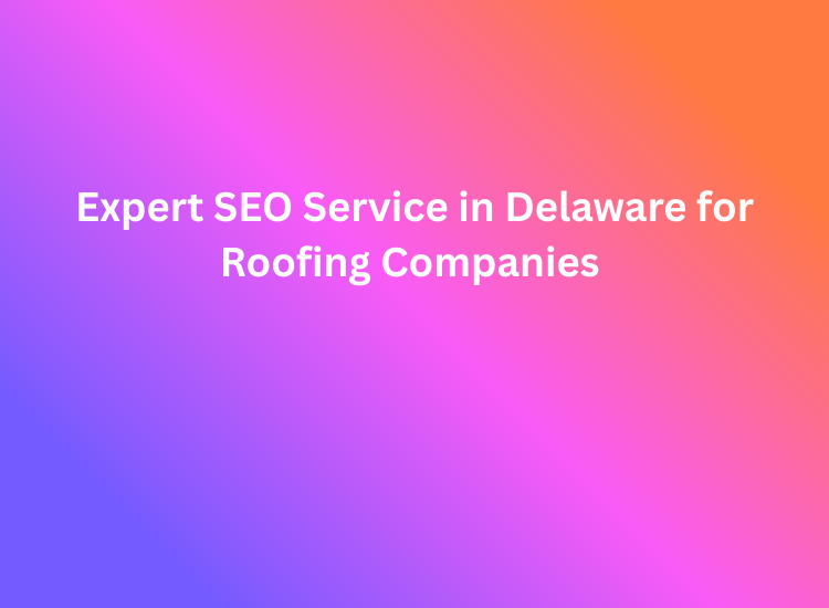 Expert SEO Service in Delaware for Roofing Companies