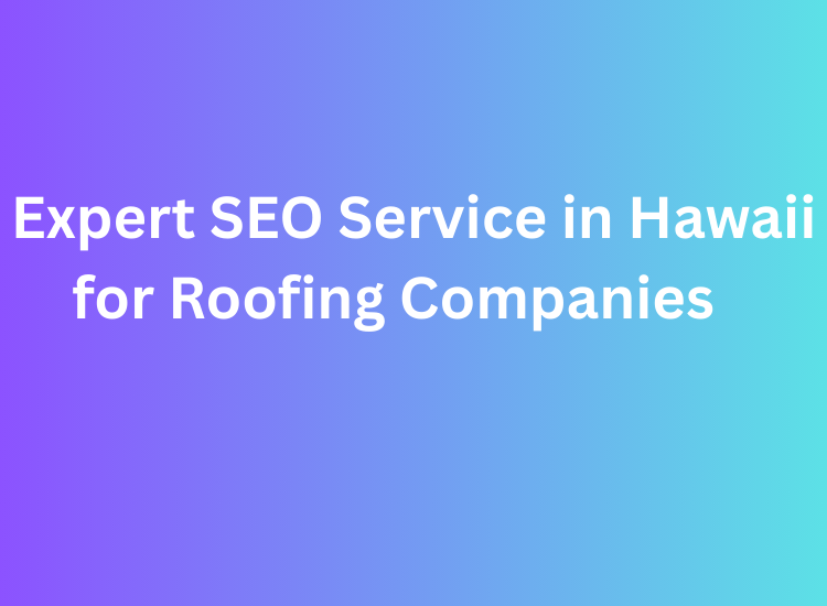 Expert SEO Service in Hawaii for Roofing Companies