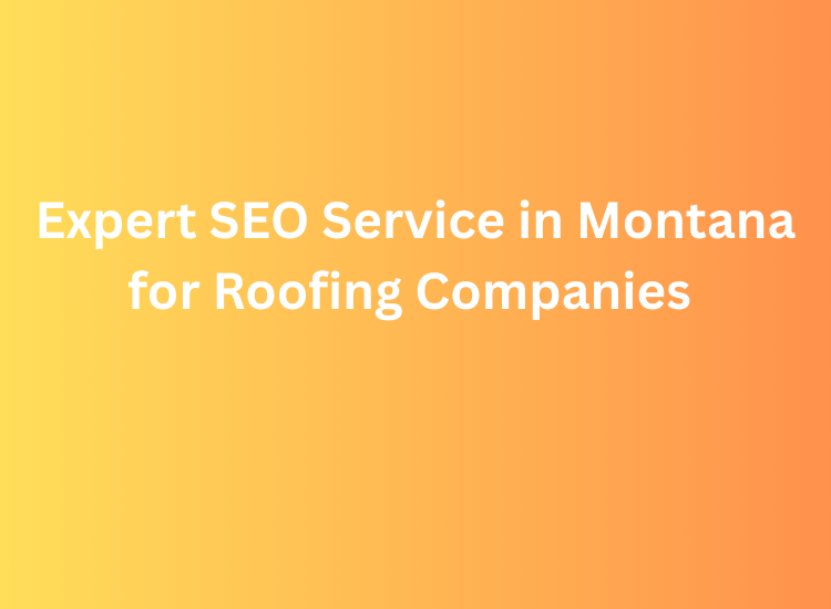 Expert SEO Service in Montana for Roofing Companies