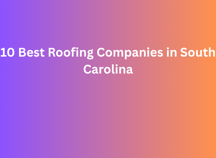 10 Best Roofing Companies in South Carolina