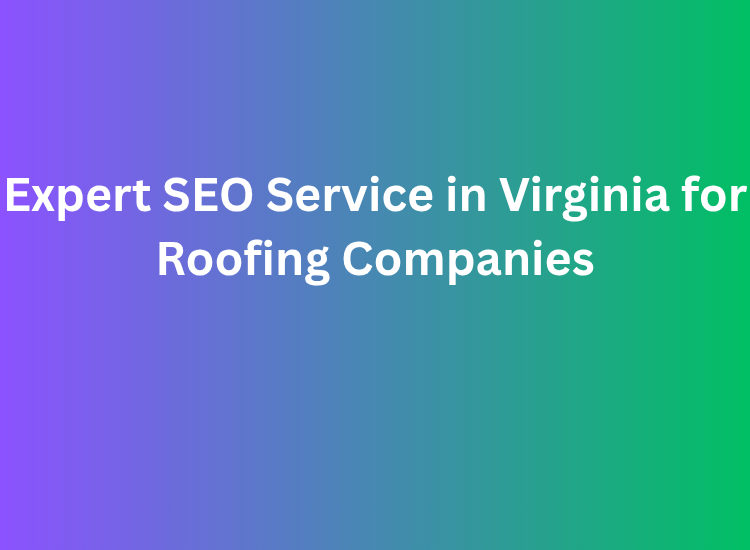 Expert SEO Service in Virginia for Roofing Companies