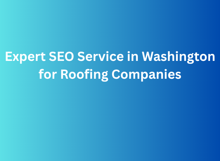 Expert SEO Service in Washington for Roofing Companies