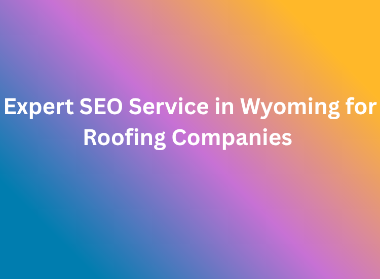 Expert SEO Service in Wyoming for Roofing Companies