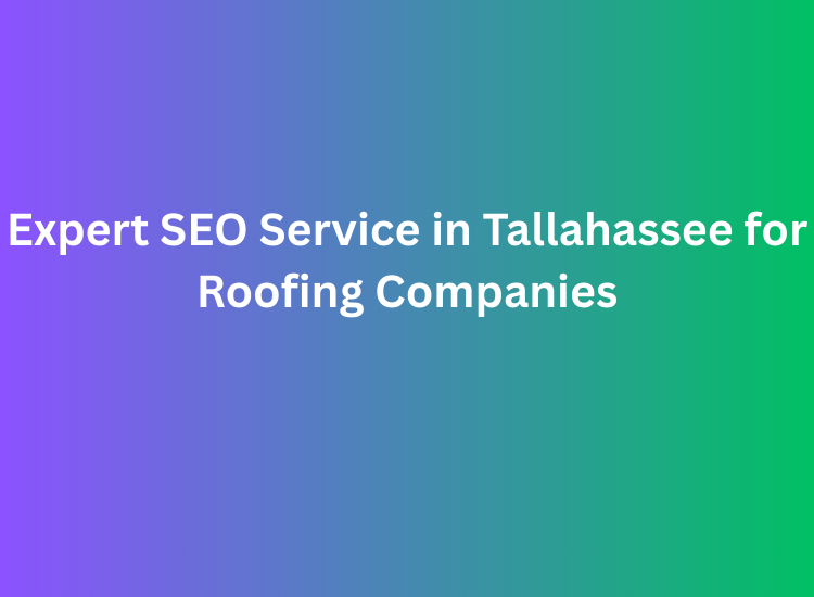Expert SEO Service in Tallahassee for Roofing Companies